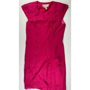 Arpeja 80’s Vintage Dress Pink USA Cocktail Dress
